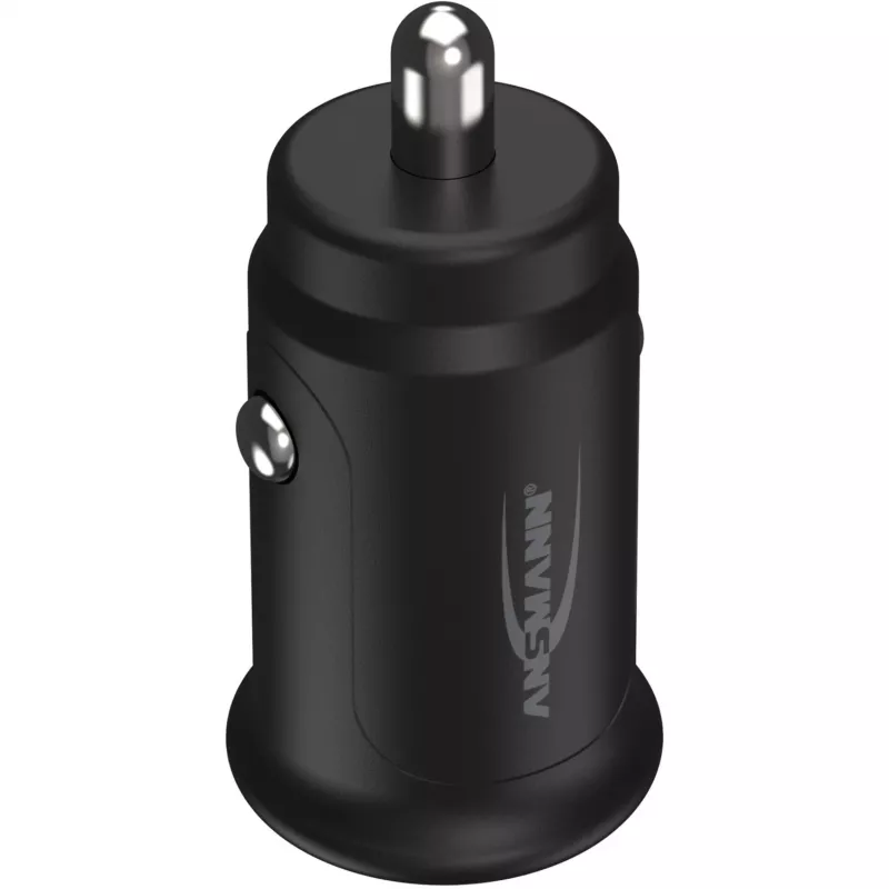 Ansmann 1000-0029 automobilinis adapteris į cigarečių degiklį, 5 V, juodas