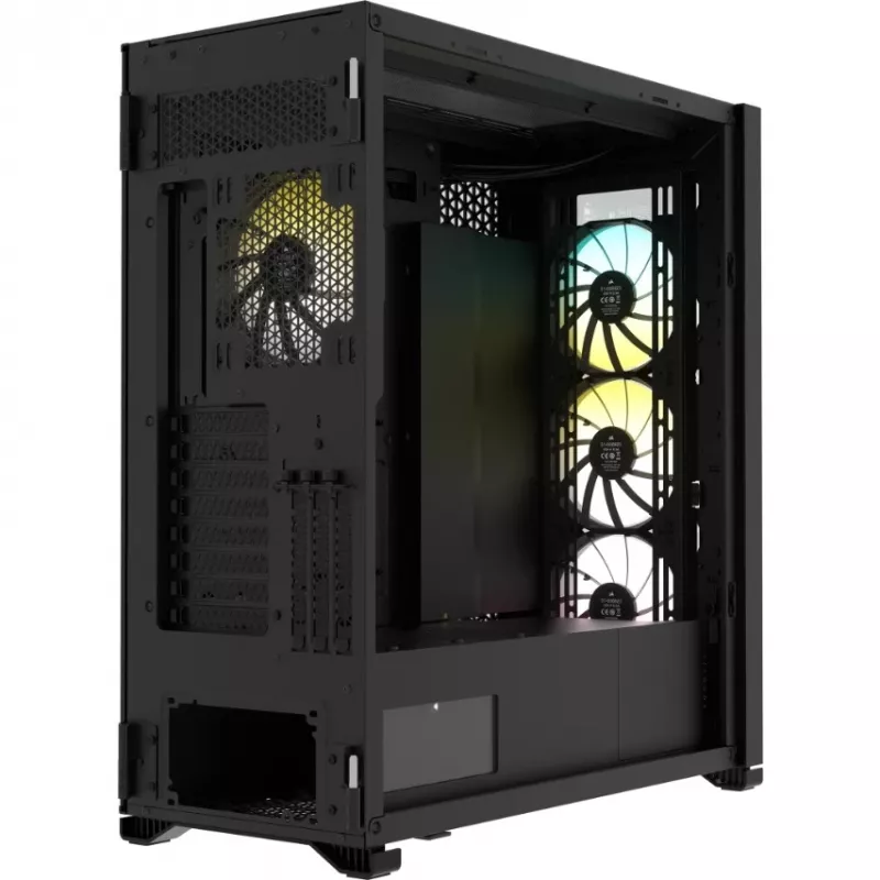 PC korpusas Corsair iCUE 7000X RGB Full Tower juodas