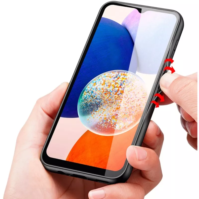 StyleShell NYLO dėklas Samsung Galaxy A15 5G / A15 4G, juodos spalvos