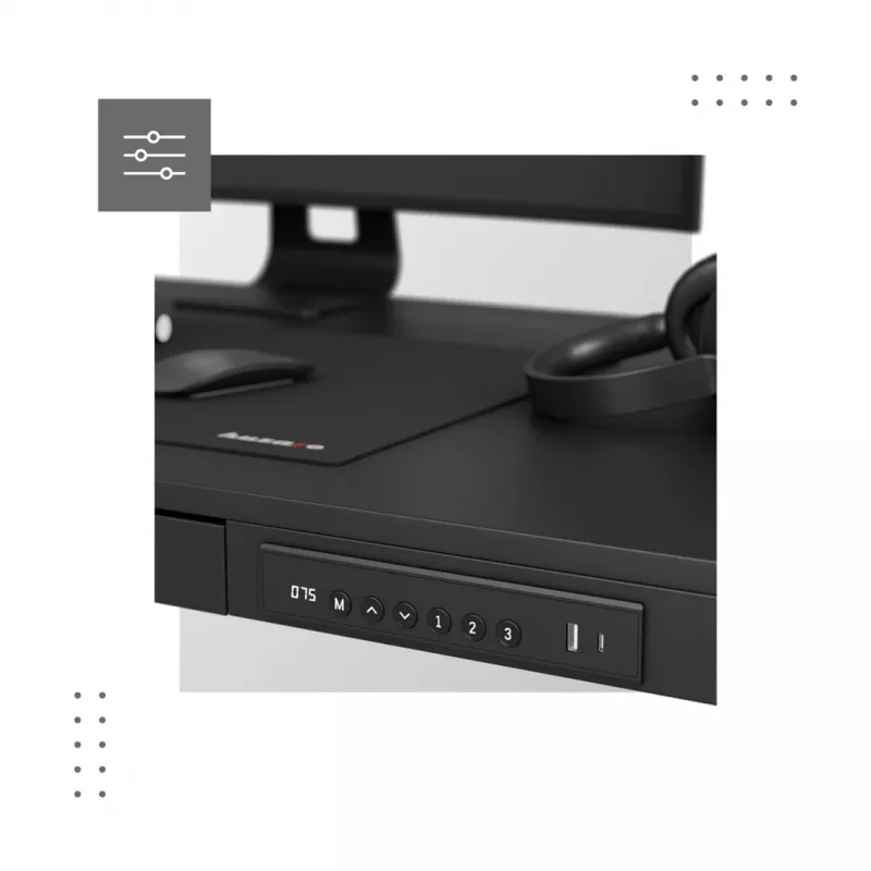 Elektrinis stalas MA-Leader 8.2 Black