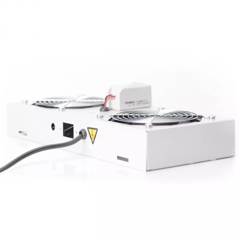 Stogo ventiliacinis blokas DIGITUS DN-19 FAN-2-WM-T 19 inch 276 m³/h