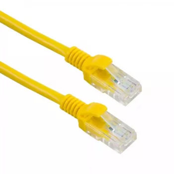 Sbox UTP-05Y UTP CAT5E 0.5 m geltonas
