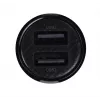 Automobilinis įkroviklis Baseus Gain Pro Universal Black — 2× USB 2.0, 2.4 A vienam prievadui, įėjimas 12–24 V, 5 V išėjimas