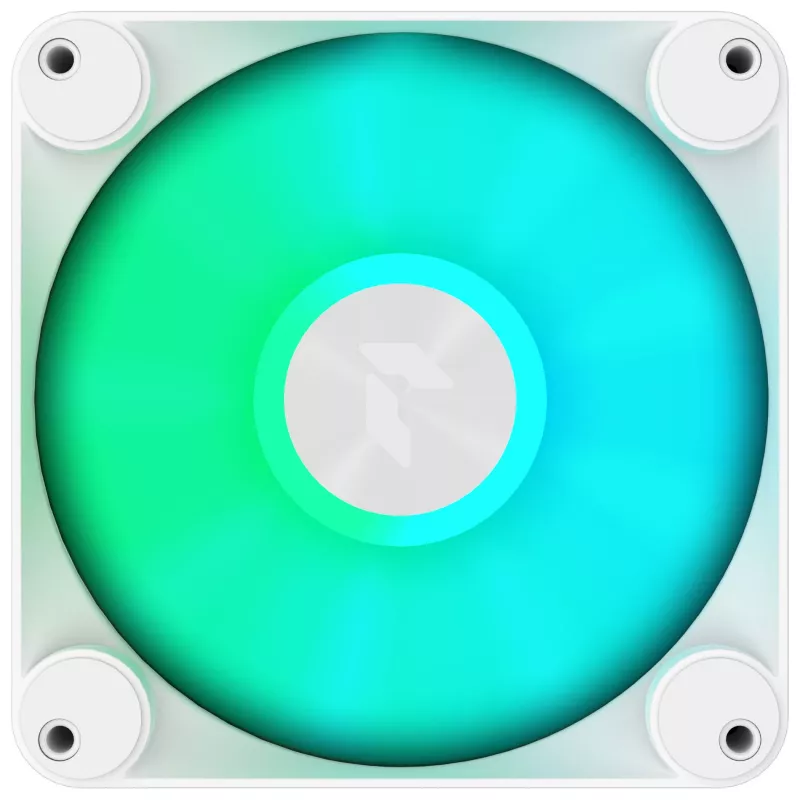 APNX FP1-120 WH 120mm ARGB PWM korpuso ventiliatorius - Baltas