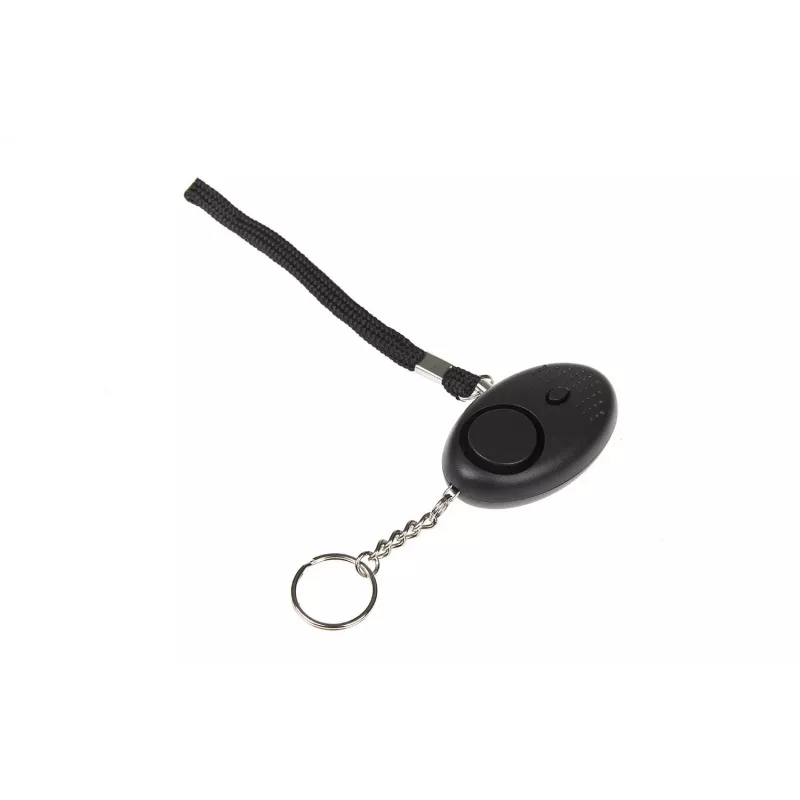 Asmeninis signalinis prietaisas GUARD YC-003-BL — 120 dB, LED žibintuvėlis, LR41 baterijos, nešiojamas saugos įrenginys