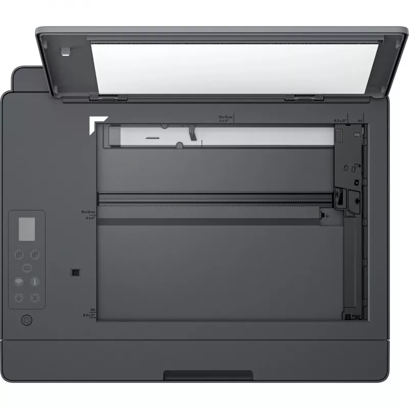 Visapusis spausdintuvas HP Smart Tank 581 terminis rašalinis spalvotas — A4, Wi‑Fi, dvipusis (rankinis), 4 kasetės, 4800x1200 DPI