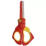 Vaikiškos žirklės WEDO 73 6001, tiesus pjūvis, 130 mm, raudonai geltonos
