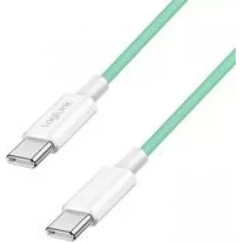 LogiLink USB 2.0 Type-C laidas C/m> C/m nailoninis 60W žalias