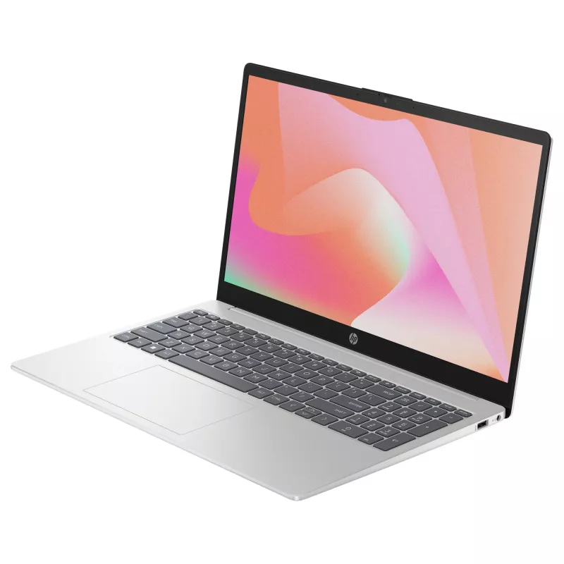 HP 15-fd0068ng Intel Core 5 120U / 16GB / 1TB SSD / FreeDOS sidabrinis