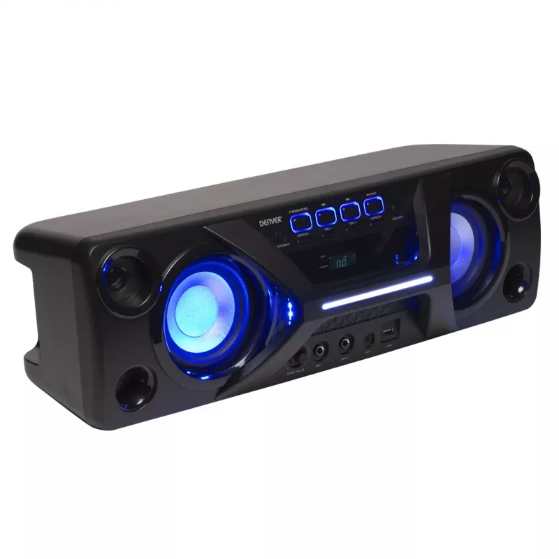 Denver BTB-410NR Nešiojamas stereo garsiakalbis juodas