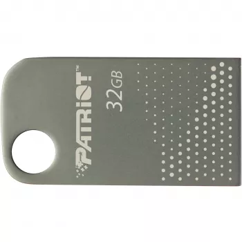 “Patriot” FLASHDRIVE Tab300 32GB USB 3.2 120MB/s, mini, aliuminis, sidabrinis