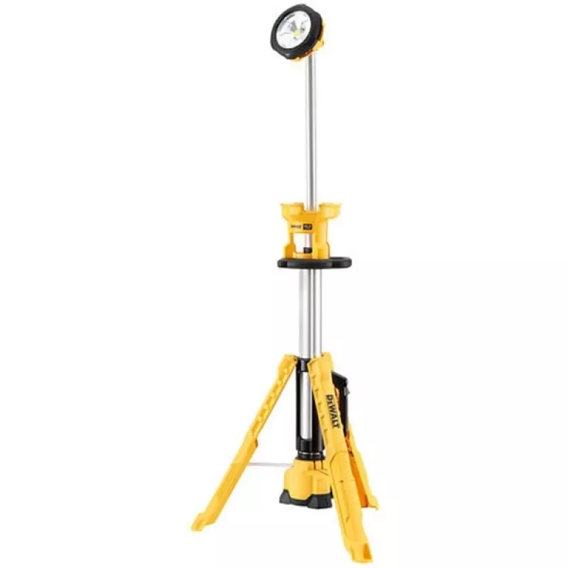 Laisvai pastatomas darbinis žibintas DeWalt DCL079-XJ LED 3000 lm, nešiojamas, juodai geltonas, belaidis, 11 h veikimo laikas