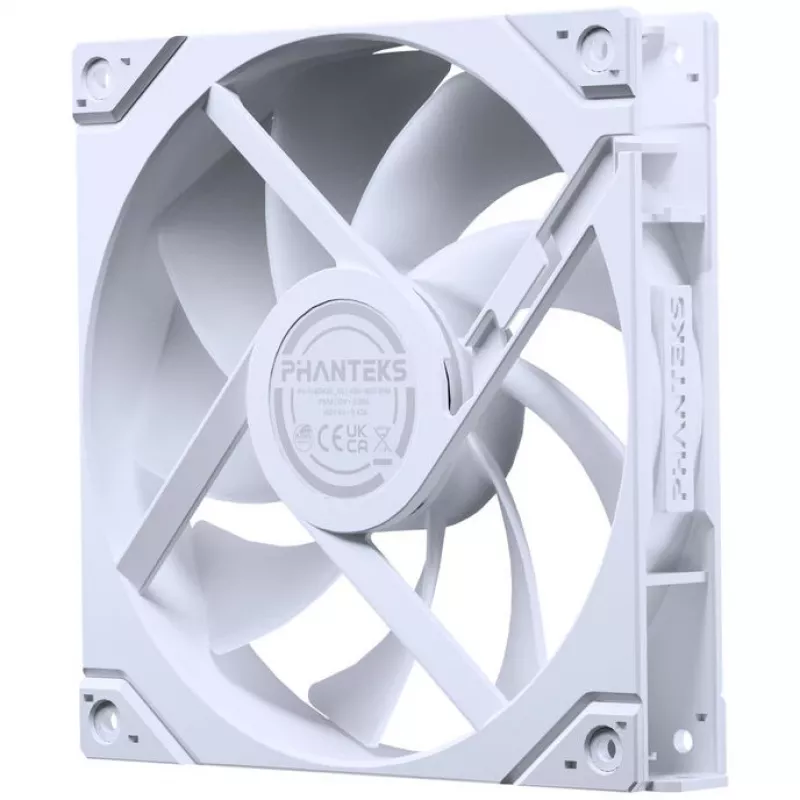 PHANTEKS M25 Gen2 140mm PWM D-RGB korpuso ventiliatoriai, 3 vnt. rinkinys, Balti