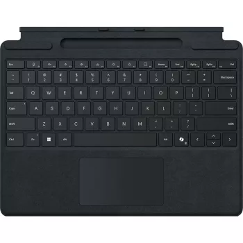 Microsoft Surface Pro klaviatūra QWERTZ vokiška su rašiklio laikikliu juoda