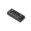 Teltonika NETWORKS TSF010 plokščiasis Ethernet jungiklis, nevaldomas Fast Ethernet (10/100), DIN bėgelis, juodas