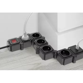 TB Energy Power Strip 1.5 m ilgintuvas su keliais lizdais