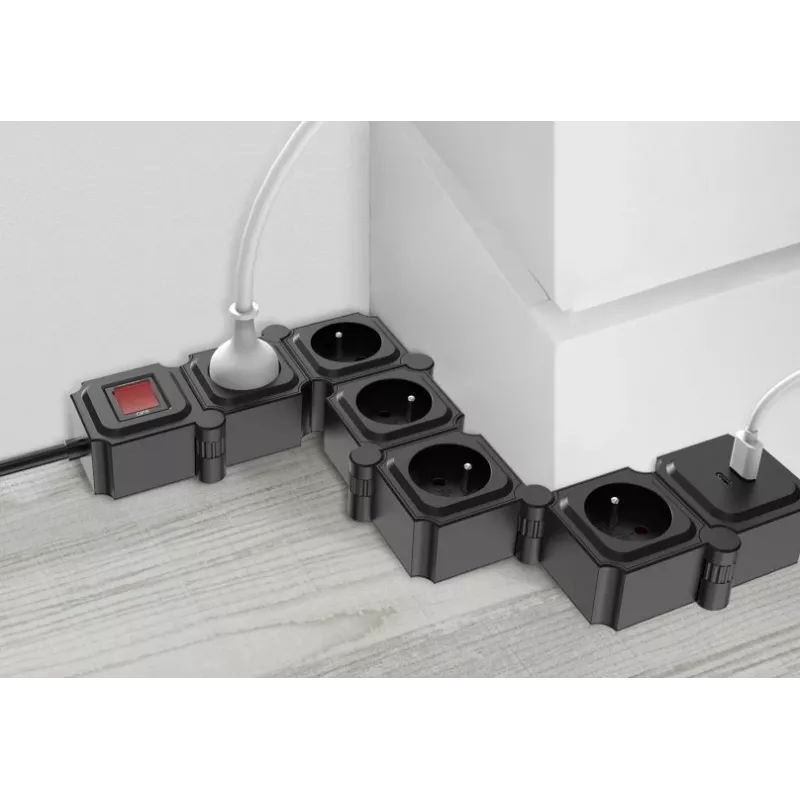 TB Energy Power Strip 1.5 m ilgintuvas su keliais lizdais