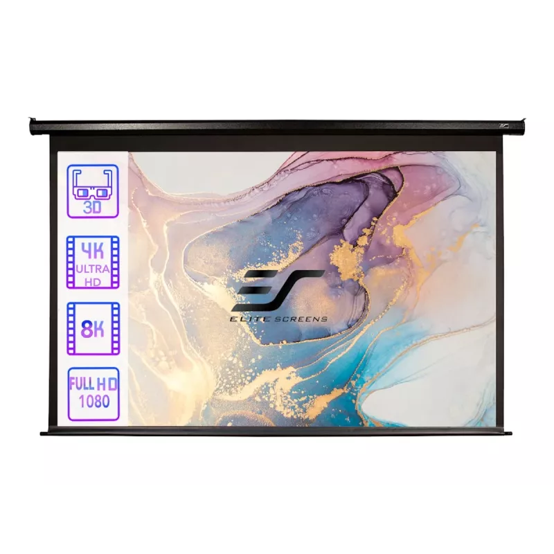 Elite Screens Spectrum Series Electric100H elektrinis ekranas 100 colių (16:9), 221 cm plotis, juodas