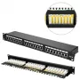 Extralink CAT6 STP V2 | Patchpanel | 24 prievadai