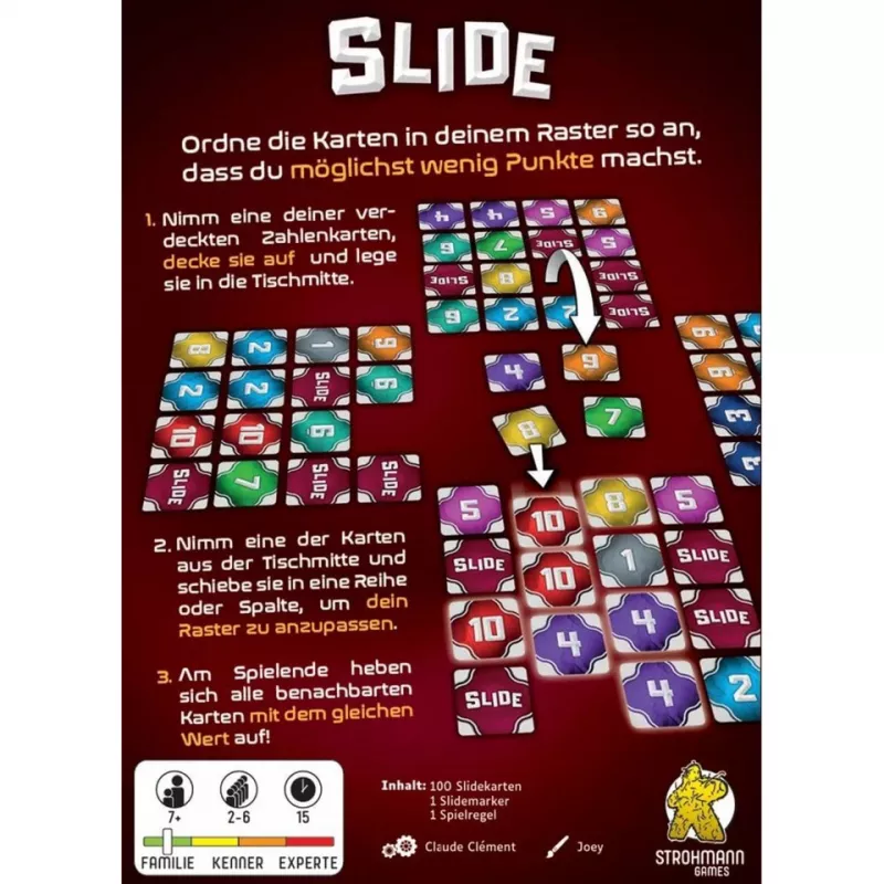Slide, Kortų žaidimas