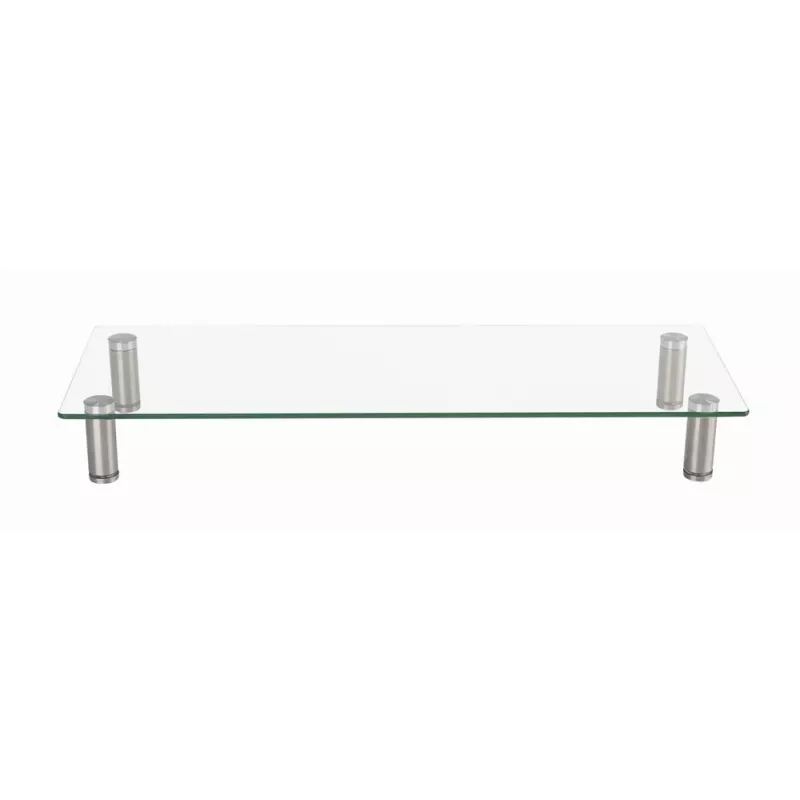 GEMBIRD MS-TABLE-GM-01 stiklinis monitoriaus stovas, juodas, 580×210×90 mm, iki 20 kg