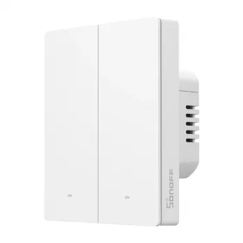 Sieninis belaidis WiFi išmanusis jungiklis Sonoff M5-2C-80W 2 kanalų rėmeliui