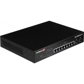 Edimax Pro GS-5208PLG V2 - Smart valdomas tinklo jungiklis su PoE+