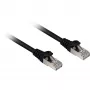 Tinklo kabelis Sharkoon Cat.6a SFTP RJ-45 Cat6a 15 m Juodas