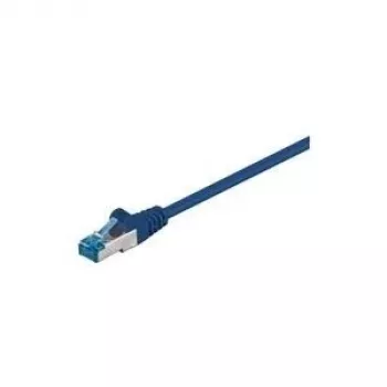 Wentronic Goobay CAT 6a Patch laidas, S/FTP (PiMF), mėlynas, 30 m - LSZH halogenų neturintis, varinis (94911)