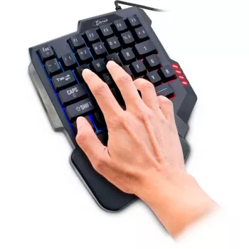 Klaviatūra Inter-Tech KB-3035 Žaidimų USB QWERTY Juoda