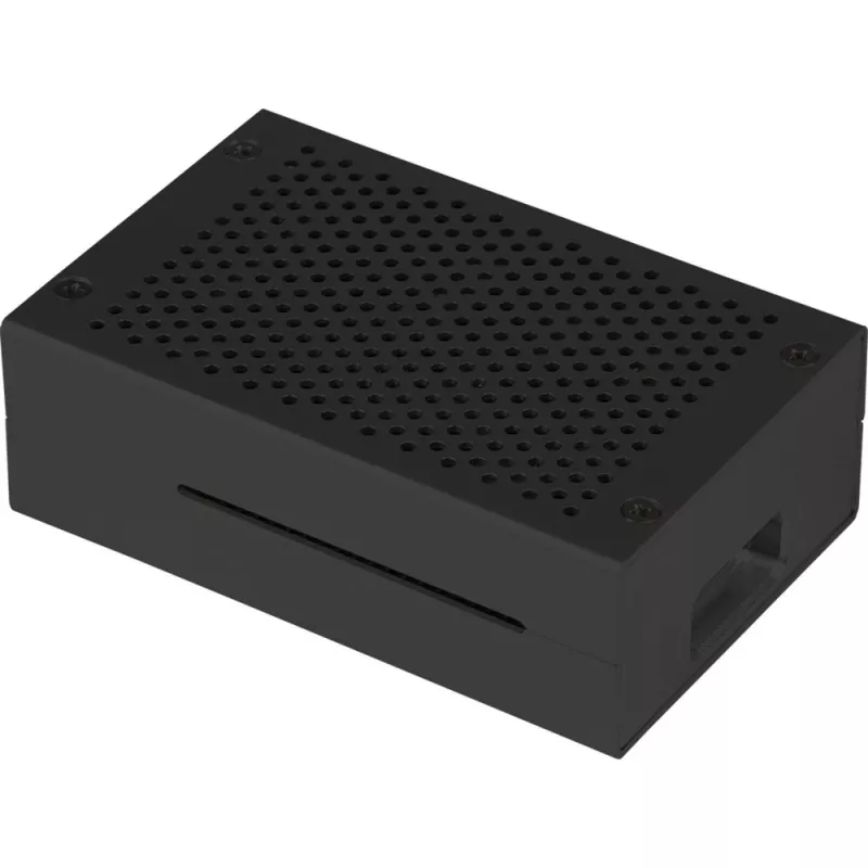 Aliumininis korpusas Raspberry Pi 4 B JYT RB-AlucaseP4+01B, juodos spalvos