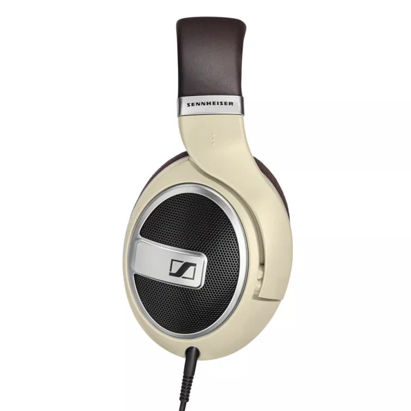 Ausinės Sennheiser HD 599 — laidinės, atviros, 50 Ω, 12–38500 Hz, 1,2 m kabelis, dramblio kaulo spalva