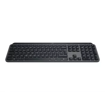Logitech MX Keys S belaidė klaviatūra RF + Bluetooth QWERTZ Šveicarijos išdėstymas grafitas (920-011571)