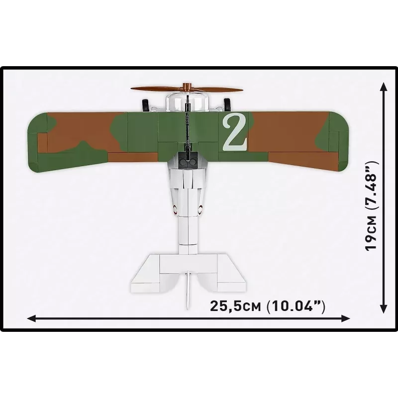 Konstruktorius Cobi Blocks Nieuport 17 C.1 277 dalių – Lėktuvo modelio rinkinys, kolekcinis blokelių rinkinys