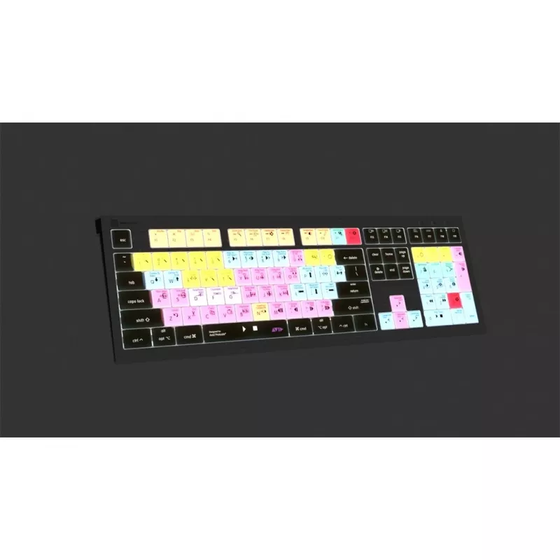 Logickeyboard ASTRA 2 USB QWERTZ klaviatūra, juoda, pilno dydžio, 104 klavišai