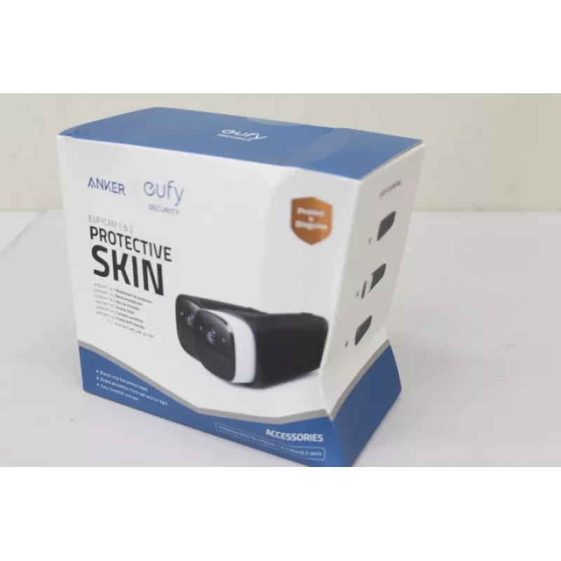Silicinės apsauginės dangos rinkinys Anker Eufy 2 juodos, skirtos EufyCam ir EufyCam 2