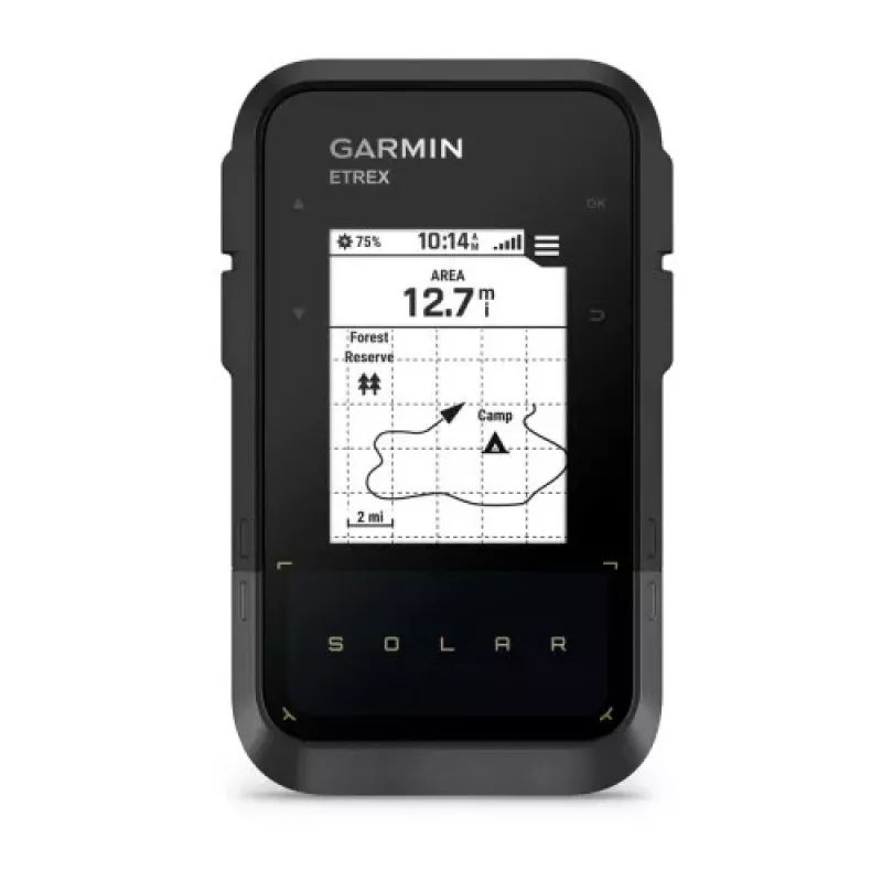 Garmin eTrex Solar – nešiojamas GPS navigatorius su saulės baterija