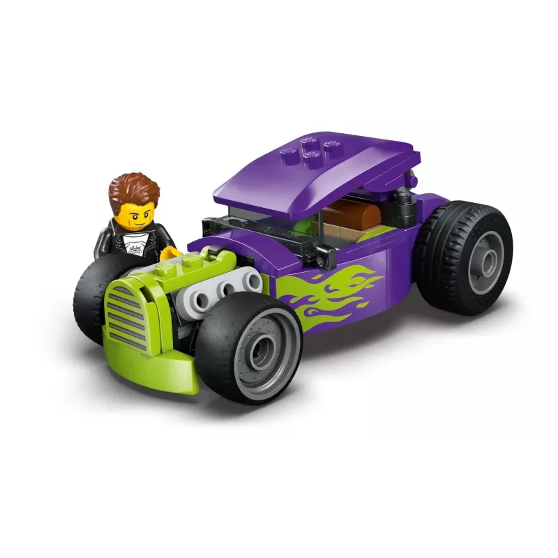 LEGO CITY 60485 Hot Rod – Statomas lenktyninis automobilis