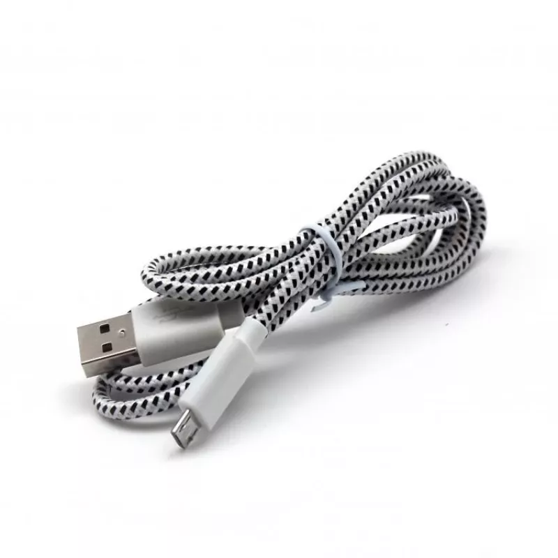 Sbox USB-1031W USB->Micro USB 1M balta