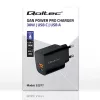 Maitinimo adapteris QOLTEC 52377 GaN 30W 5–20V nešiojamiems įrenginiams