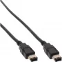 InLine FireWire 400 1394 laidas 6 kontaktų kištukas / kištukas 1 m