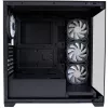LC-Power korpusas MidiTower 715B juodas USB 3.2 / Audio be maitinimo šaltinio SEAMLESS_X (LC-715B-ON)