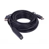 UNITEK Y-278 USB 2.0 laidas 10 m 2 x USB A USB A juodas