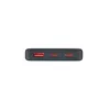 Power bank Rivacase VA1021 10000 mAh, dvi USB išvestys, LED indikatoriai, kompaktiškas nešiojamas įkroviklis