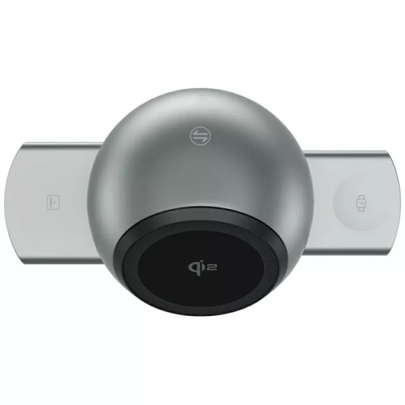 Įkrovimo stotelė ChargeBot Sound Qi2 gre