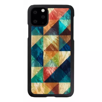 Dėklas „iKins“ iPhone 11 Pro Max — Mosaic Black apsauginis dangtelis