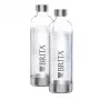 Brita 1043722 gazuoto vandens butelis – nerūdijančio plieno, 1 l, skaidrus, 2 vnt. pakuotė