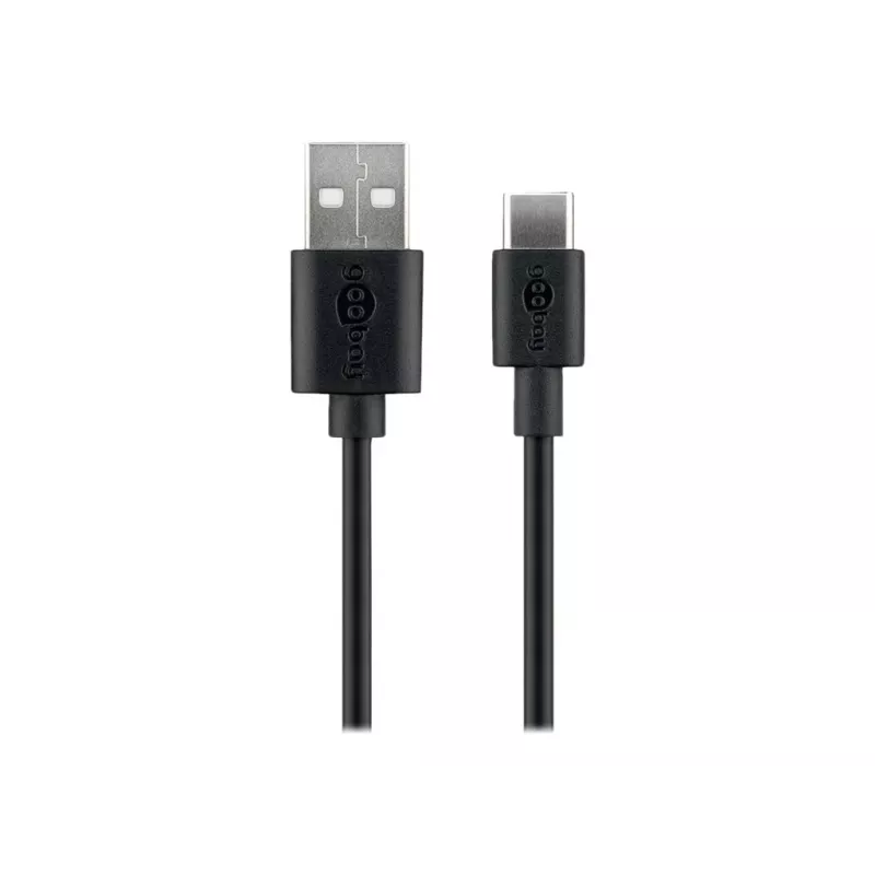 Goobay USB-C įkrovimo ir sinchronizavimo laidas (USB-A > USB-C) 59124