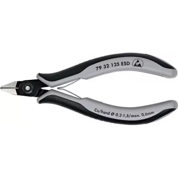 Knipex 125 mm preciziniai šoniniai pjaustytuvai ESD