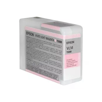 Epson Singlepack Vivid Light Magenta T580B00, ryškiai šviesiai purpurinis, pigmentinis rašalas, 80 ml, 1 vnt.